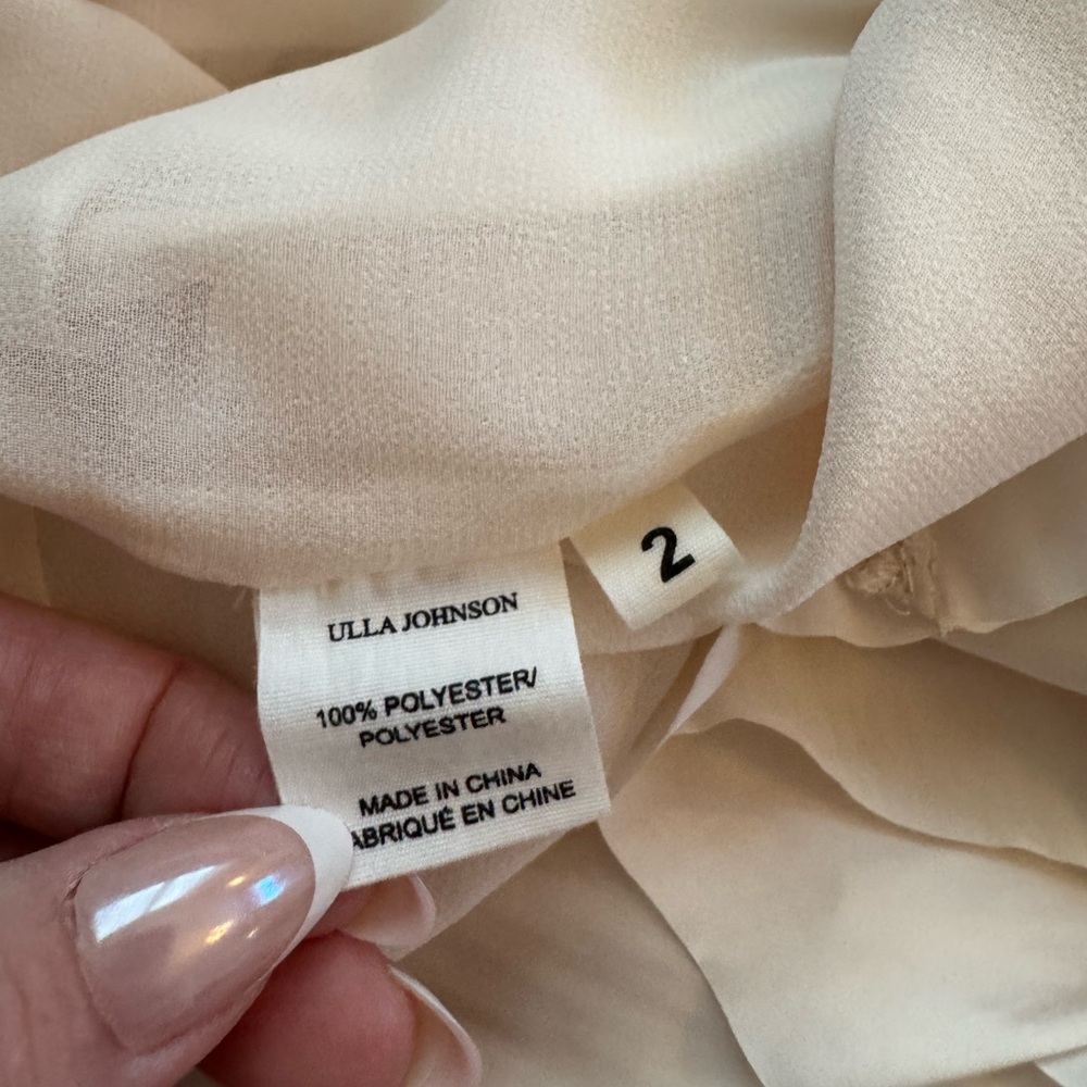 Ulla Johnson Silk Ruffle Midi Dress – Taylor Swift Inspired – Size 2 - Picture 5 of 6